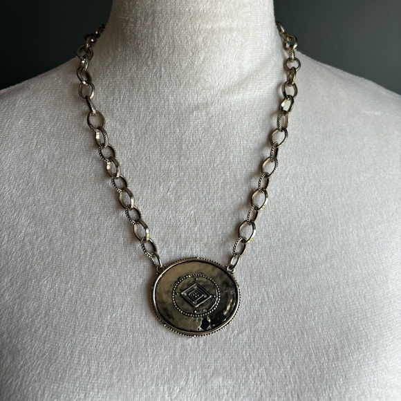 Chico’s Gold Colored Necklace - Picture 2 of 2